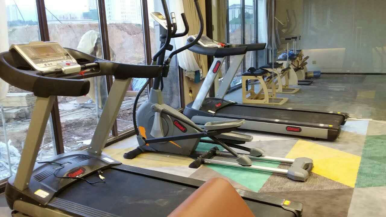 山東淄博碧桂園地產健身房案例 泡芙视频免费观看网健身器材案例大全