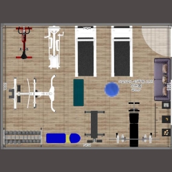 ¥29999-40㎡健身房器材套餐方案