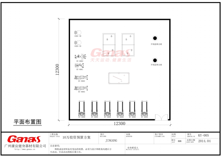 健身房預算方案