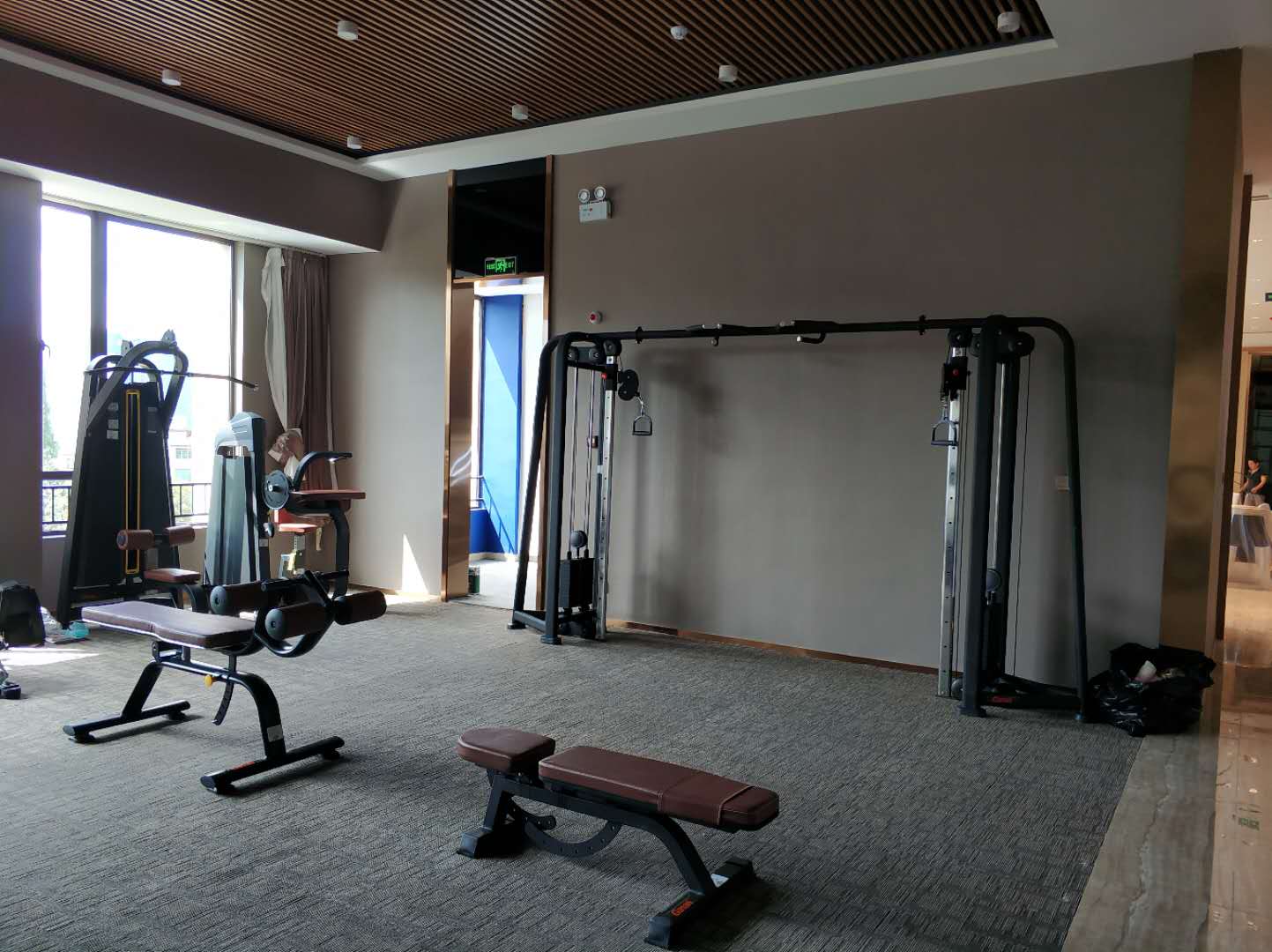 湖南炎陵碧桂園酒店健身房圖 泡芙视频免费观看网健身器材生產廠