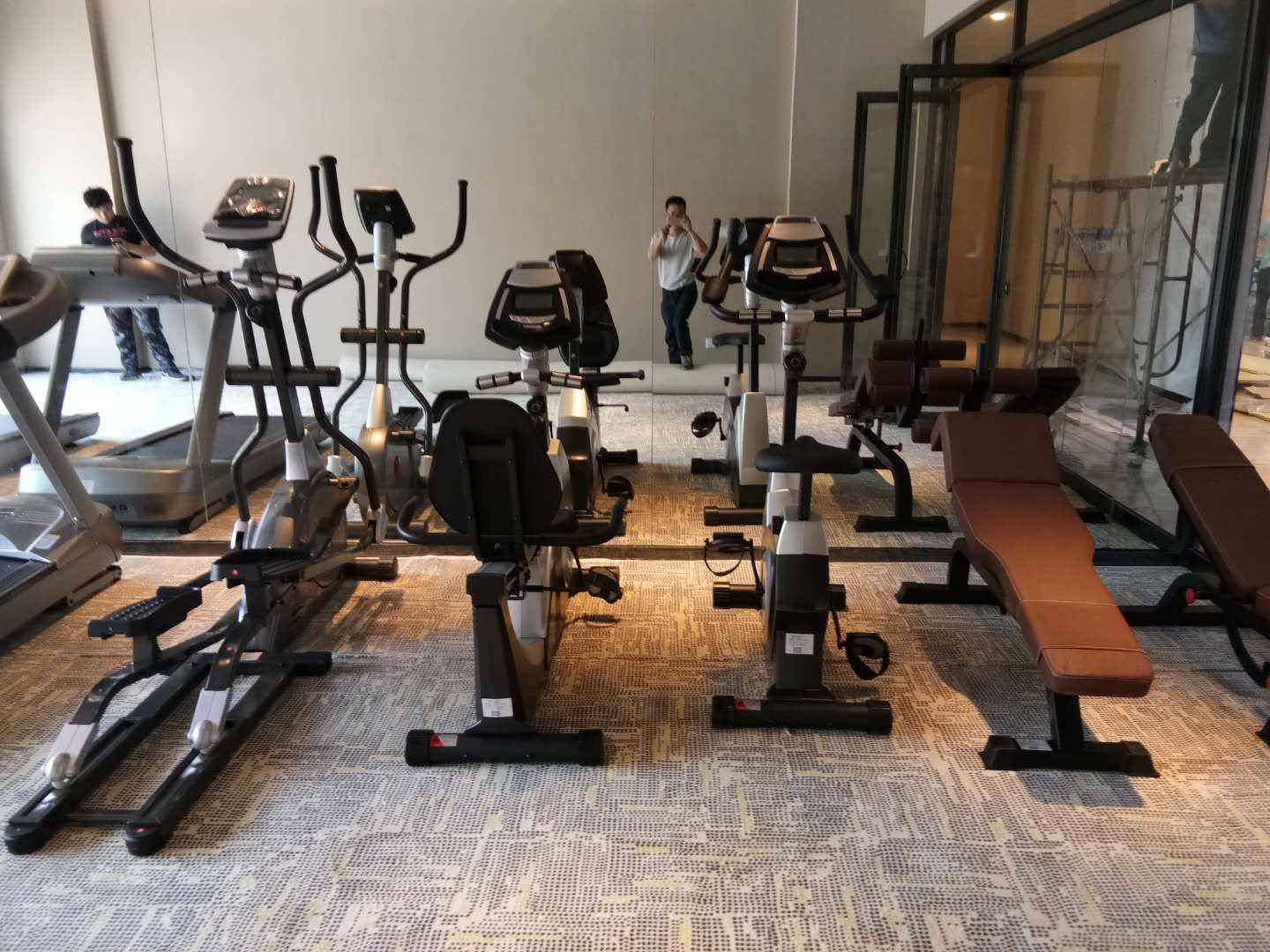 廣州惠州潼湖碧桂園健身房案例 泡芙视频免费观看网健身器材生產廠