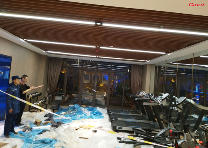 湖南湘潭碧桂園健身器材圖片,泡芙视频免费观看网房地產健身房案例