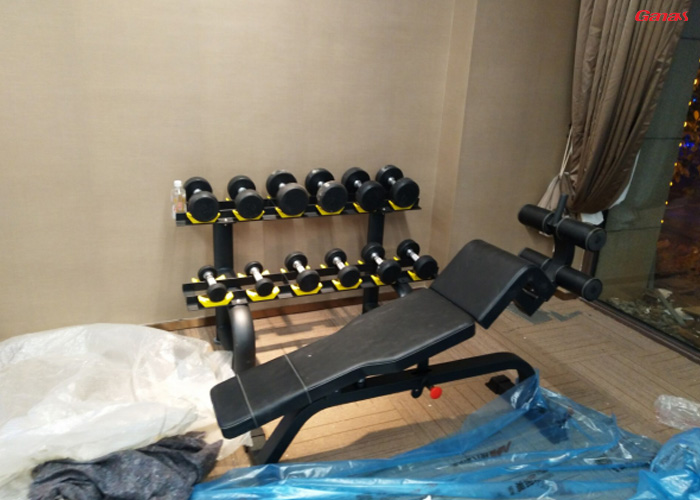湖南湘潭碧桂園健身器材圖片,泡芙视频免费观看网房地產健身房案例
